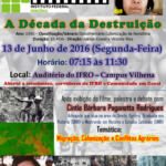 CARTAZ NAS CINZAS DA FLORESTA