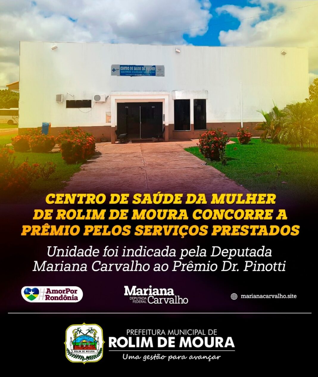 Clínica da Mulher de Rolim de Moura é indicada para Prêmio Dr Pinotti – Hospital Amigo da Mulher