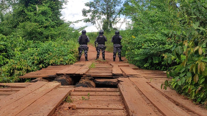 PMRO realiza Operação Patrulhamento Rural e coíbe ataque de invasores em fazenda de Chupinguaia