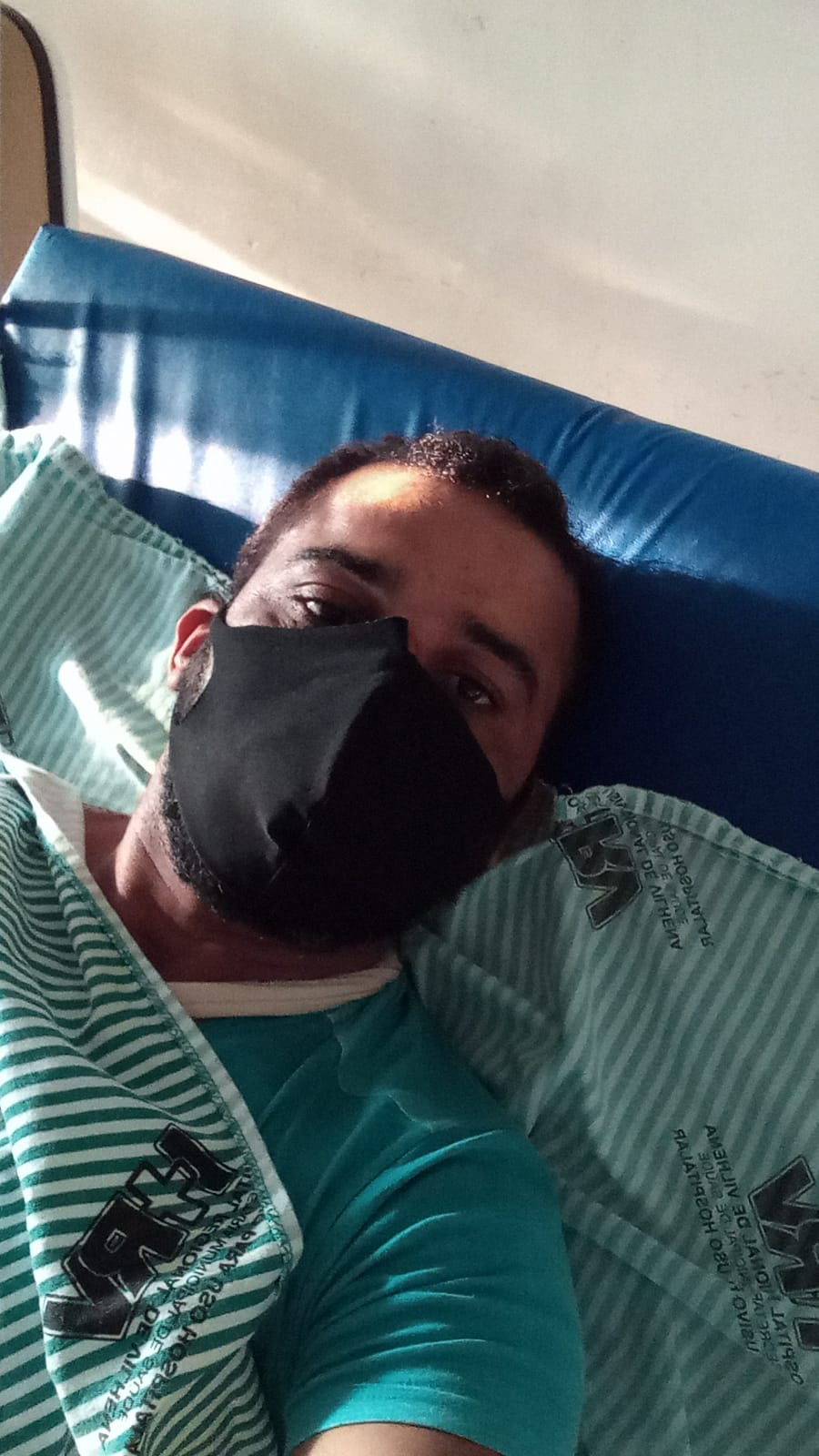 Em selfie, morador de Cerejeiras revela estar bem após acidente