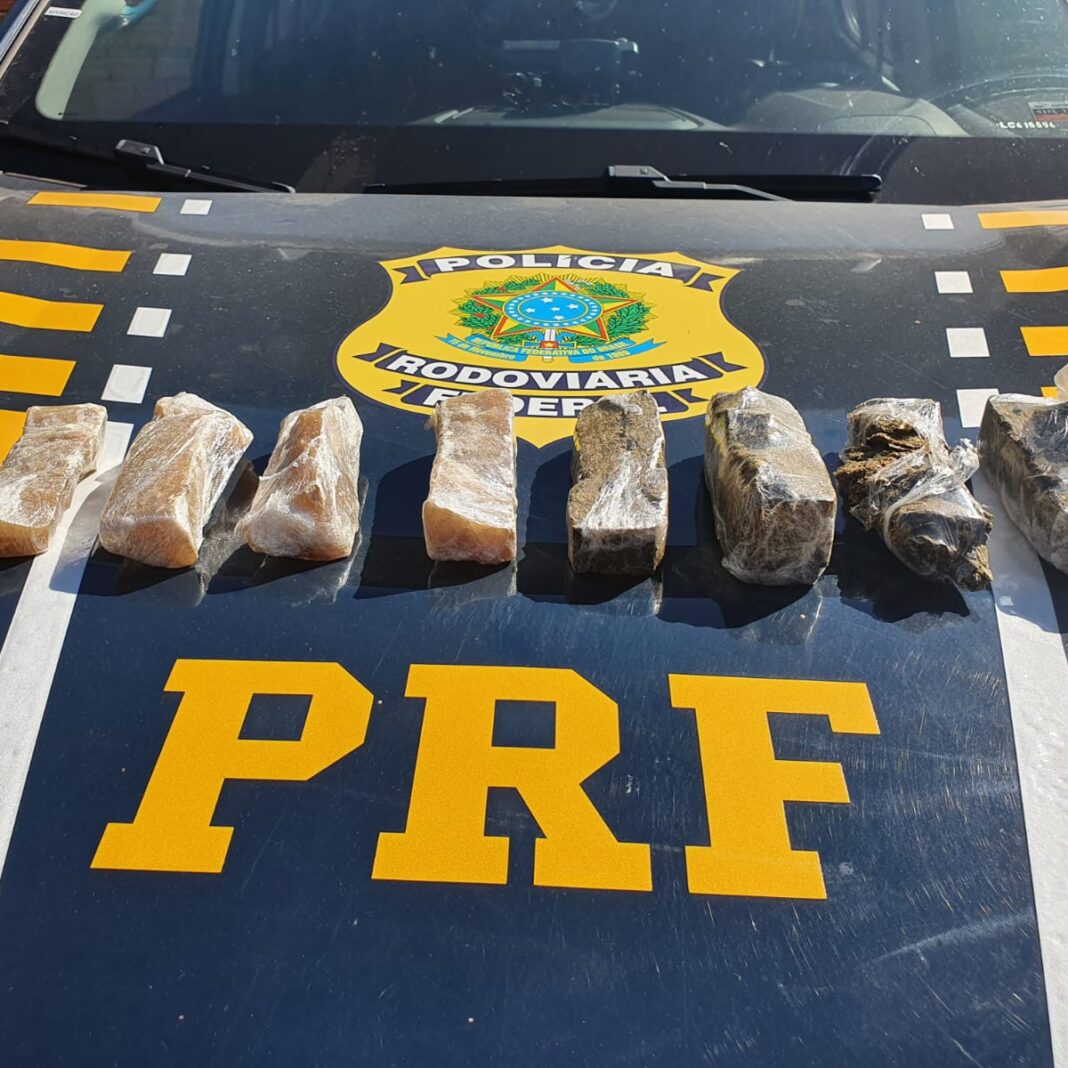 Em Porto Velho, PRF apreende maconha e cocaína