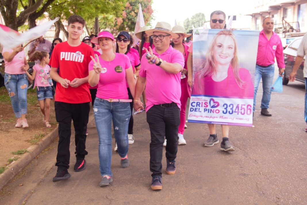 Candidata a estadual, Cris Del Pino participa de carreata neste sábado e agradece apoios dos vilhenenses