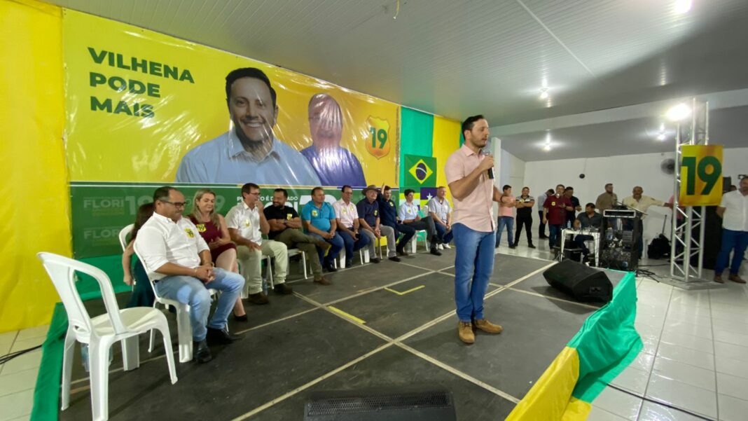 No lançamento de sua campanha, Flori apresenta propostas para saúde, defende construções de escolas, mais asfalto e apoio aos agricultores vilhenenses