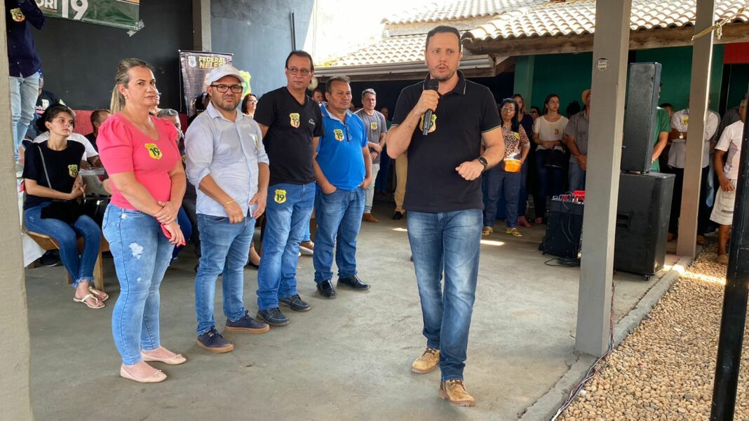 Ao lado de lideranças e apoiadores, Delegado Flori intensifica campanha e faz caminhada nesta quinta-feira em Vilhena