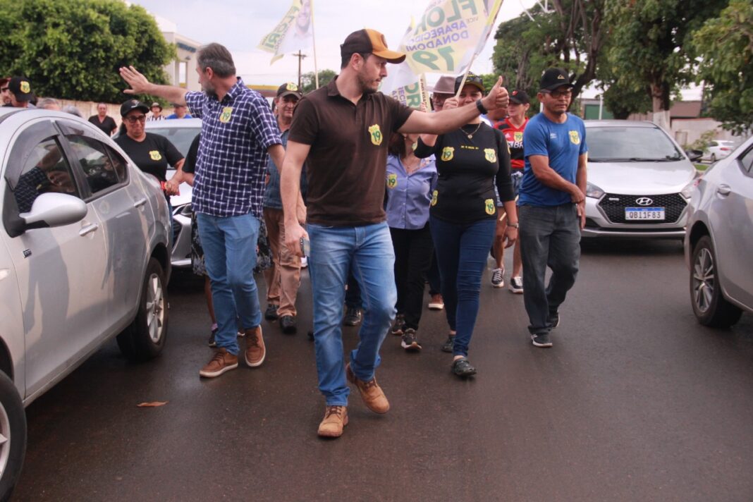 Campanha de Flori mostra força, recebe adesões da sociedade e ganha as ruas de Vilhena