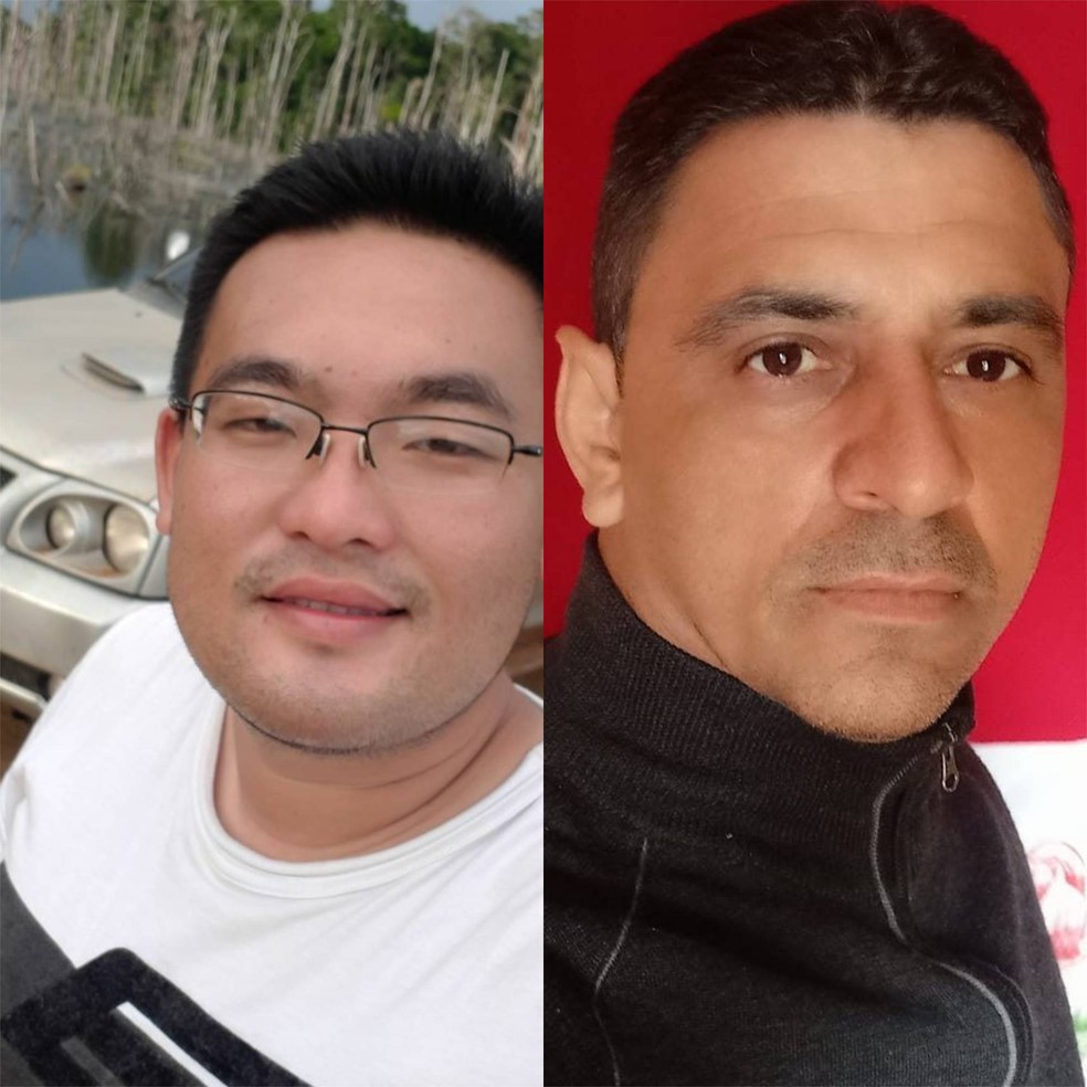 Ricardo Yukio Aoyama (à esquerda) e Joel Pires Santana são alvos da PF em RO — Foto: Reprodução