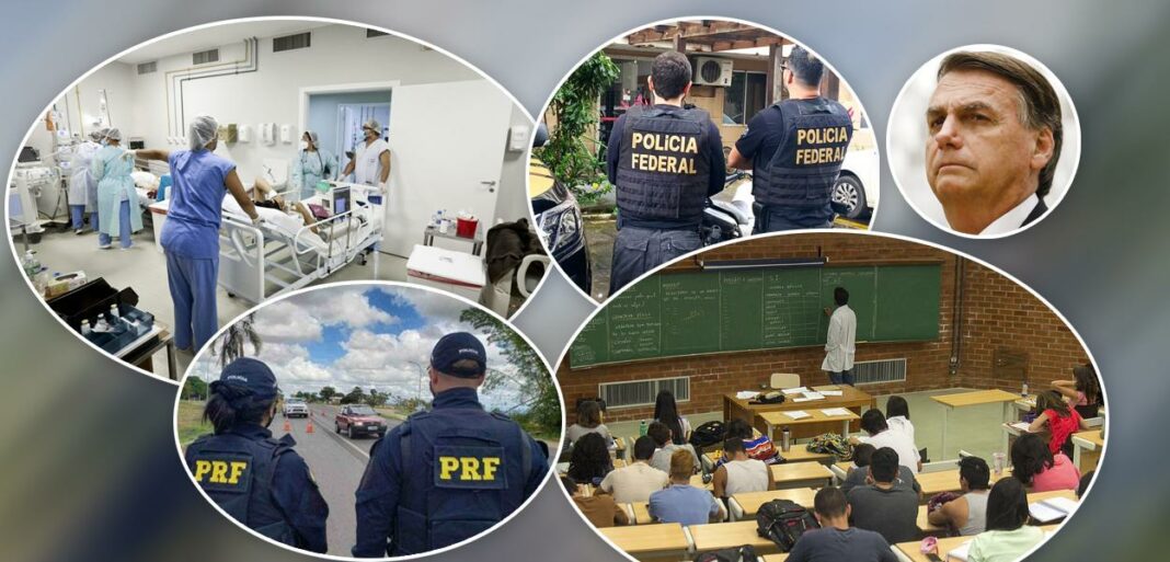 Educação, Saúde, PF e PRF: Bolsonaro deixa o país quebrado no fim do mandato
