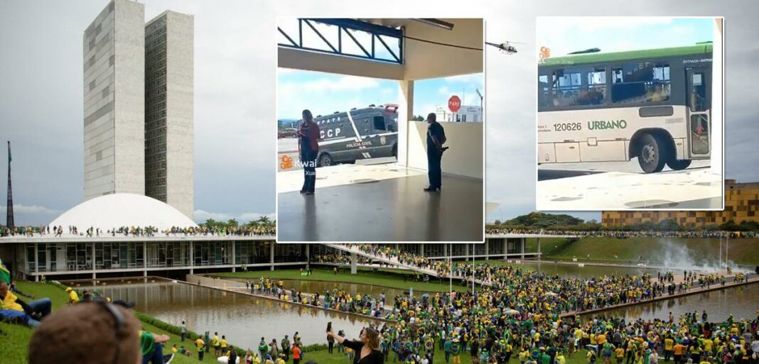 Ônibus com terroristas bolsonaristas chega à Papuda