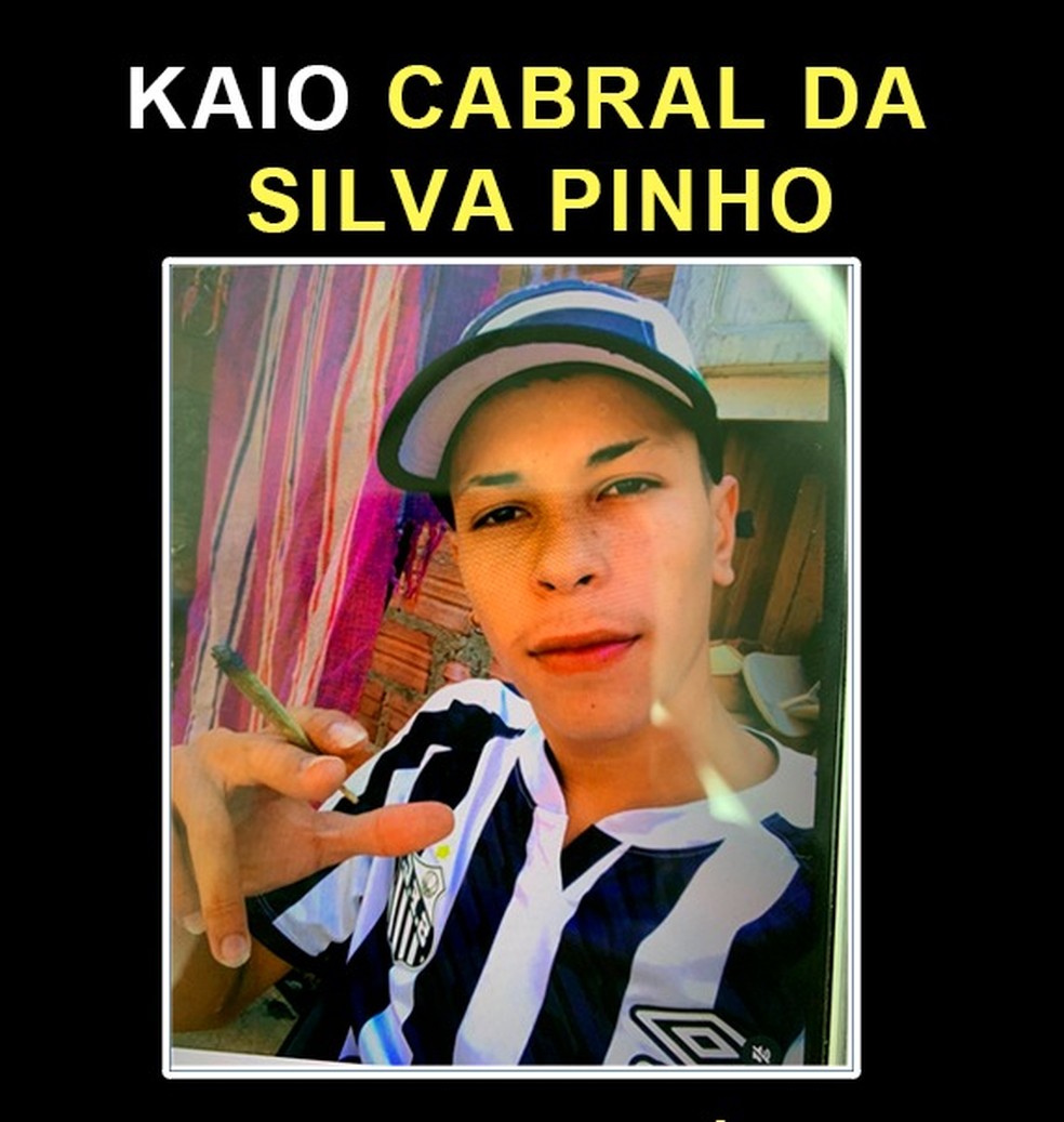 Kaio Cabral da Silva Pinho e Felipe Gabriel da Silva são procurados por matar jovem — Foto: Reprodução/Instagram