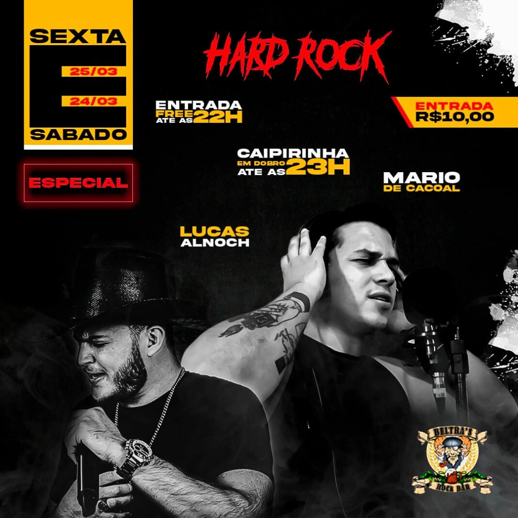 Sábado de Hard Rock no Beltra’s em Vilhena