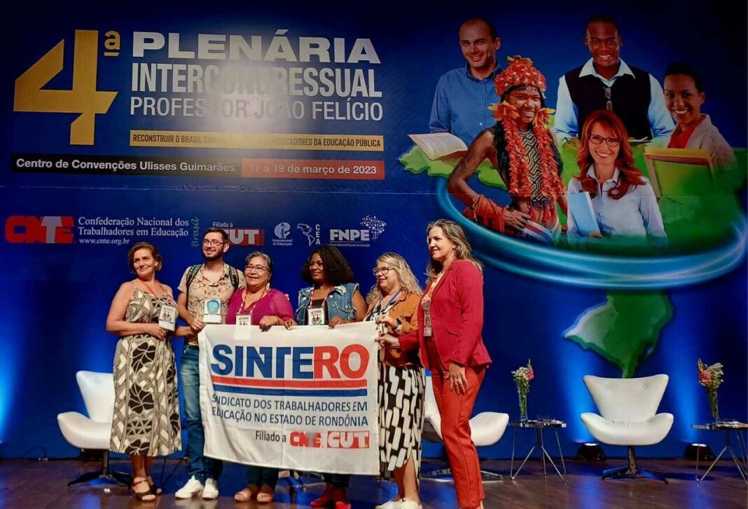 Em Brasília, Sintero representa trabalhadores rondonienses em evento da CNTE