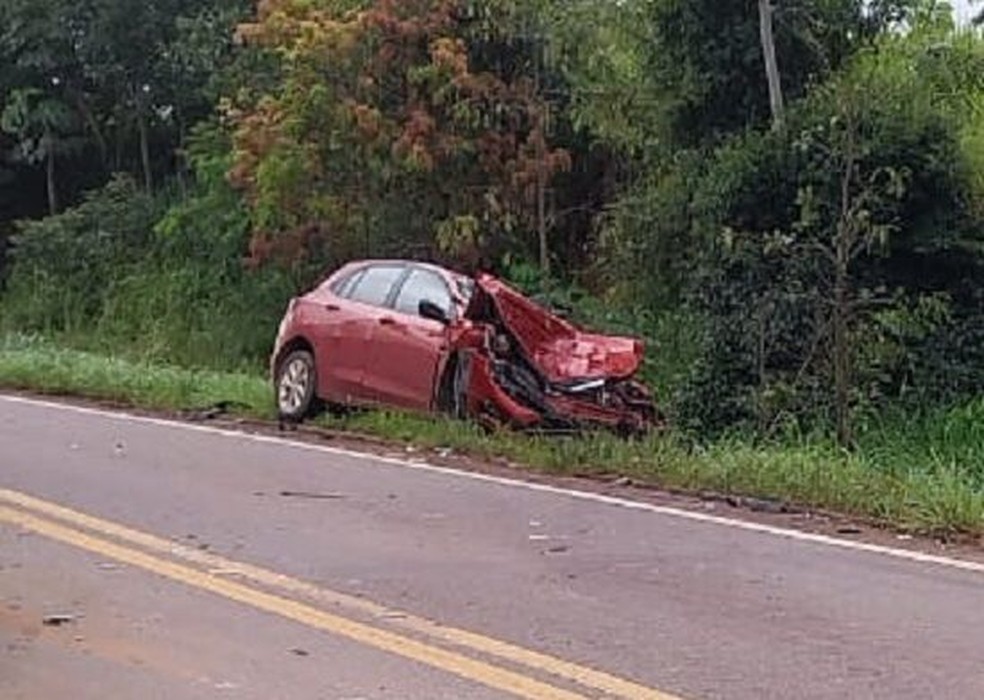 Grávida perde bebê em acidente em RO — Foto: Reprodução/Redes sociais 