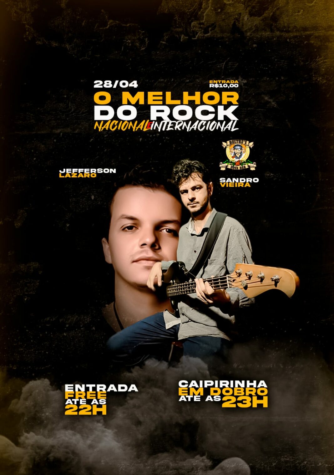 Beltra’s promove a Sexta do Rock com Jeferson Lazaro e Sandro Vieira