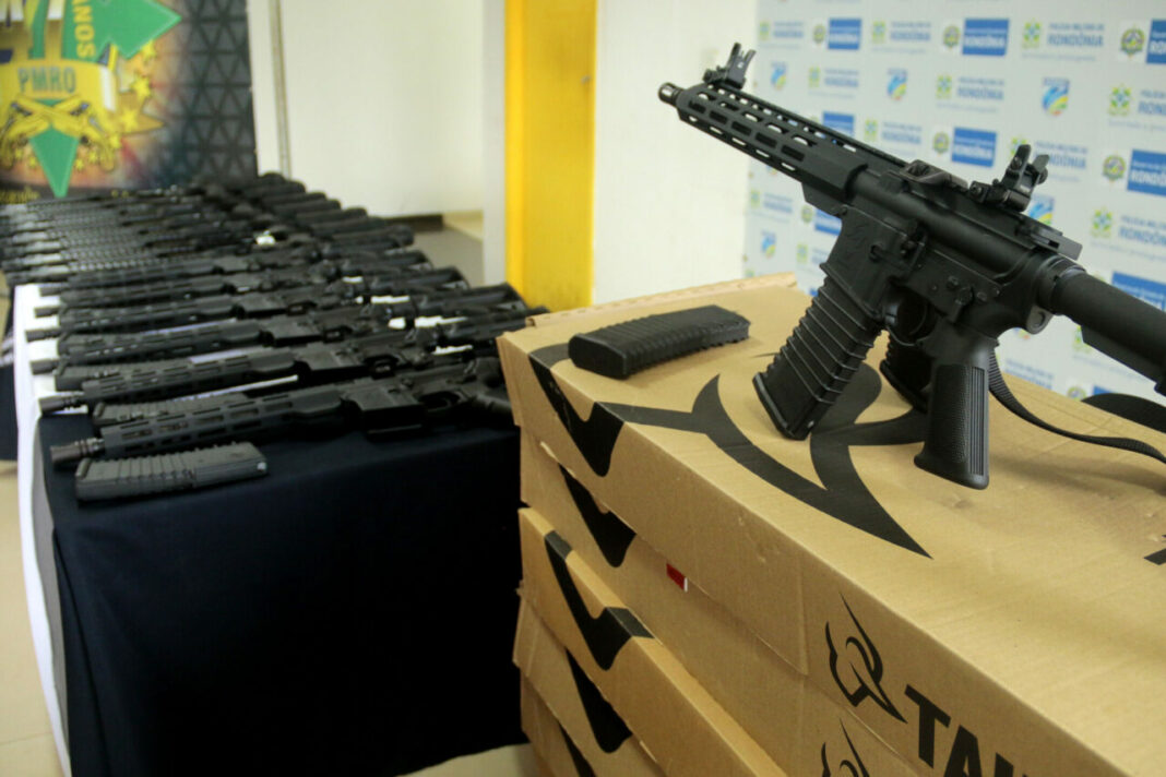 Novas armas: PM reforça combate à criminalidade em Rondônia