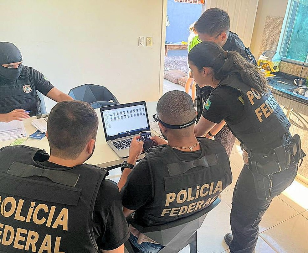 Operação da PF deflagrada contra abuso infantil em Rondônia — Foto: Divulgação/PF