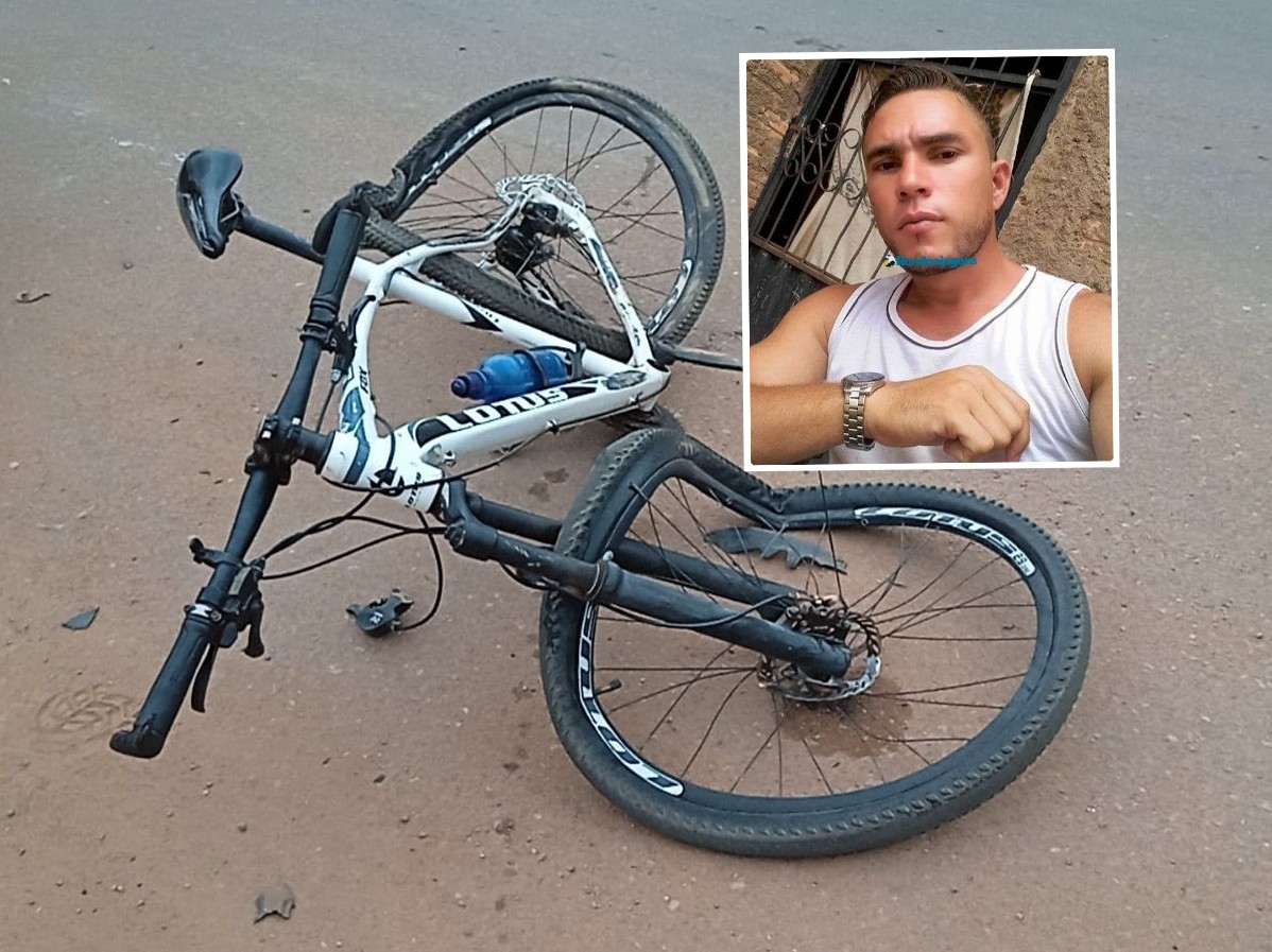 Ciclista morre atropelado e motorista de carro foge sem prestar socorro