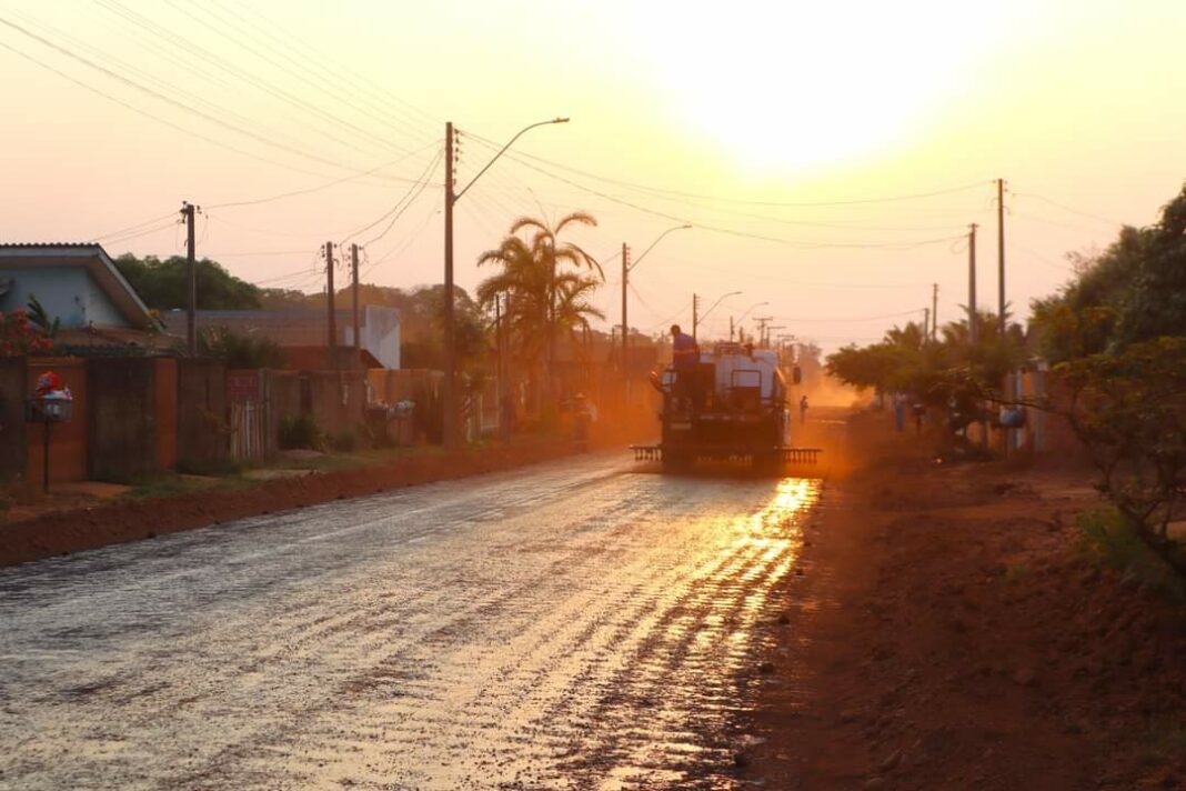 Vilhena: Projetos de Infraestrutura avançam e está previsto 35km de asfalto na Cidade