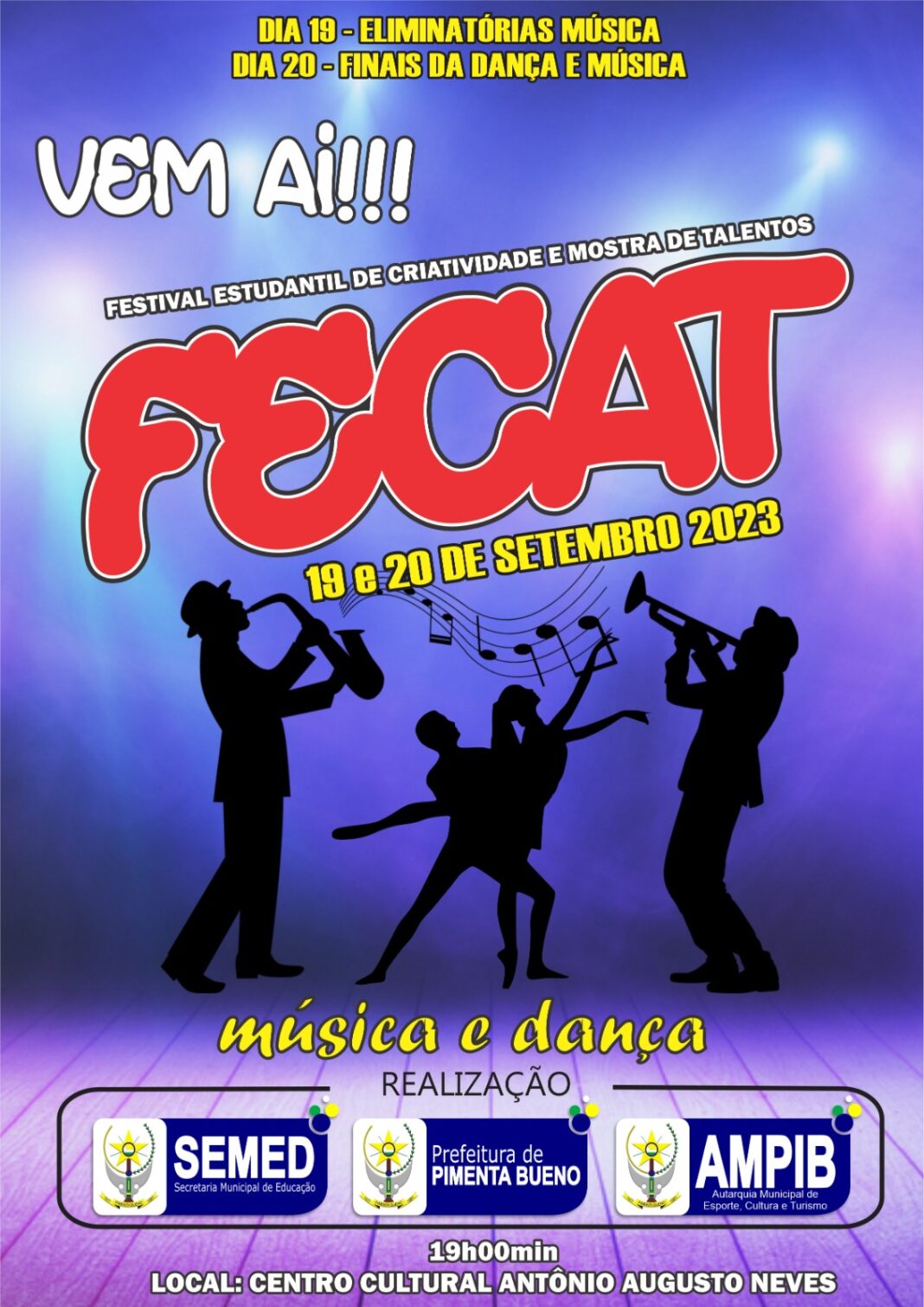 Festival Estudantil acontece nesta terça e quarta em Pimenta Bueno