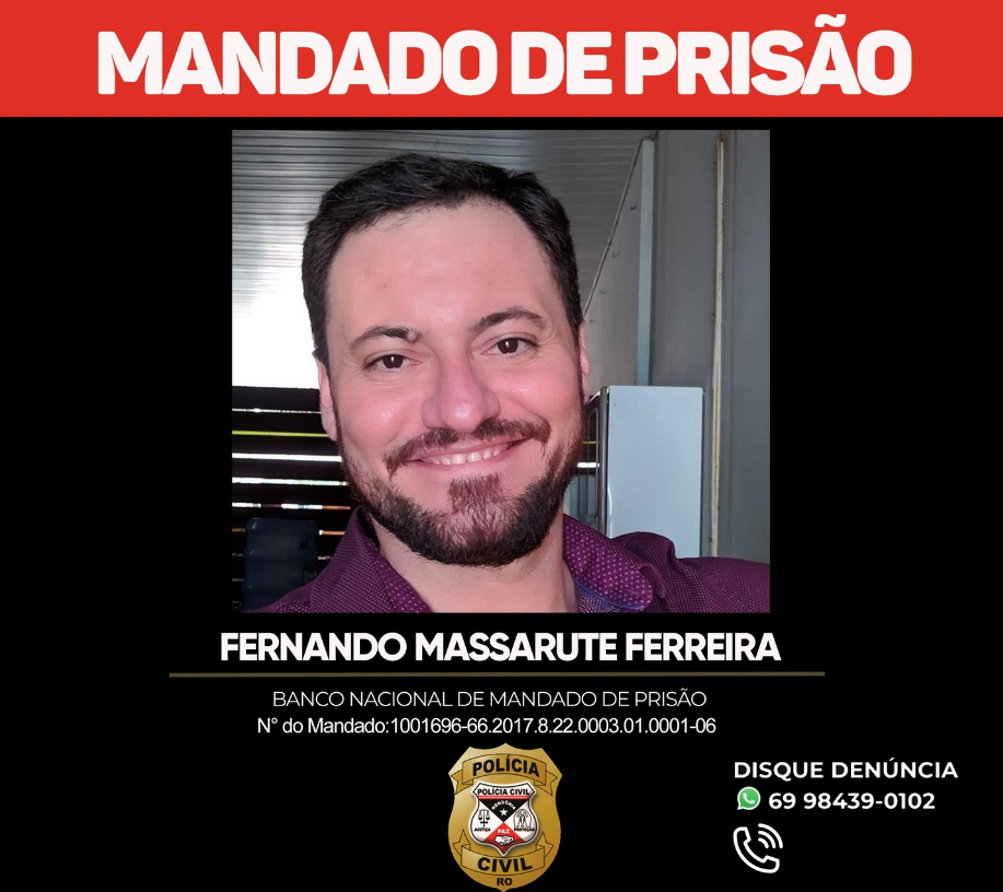 Polícia Civil pede ajuda para localizar condenado a mais de 18 anos por estupro de vulnerável