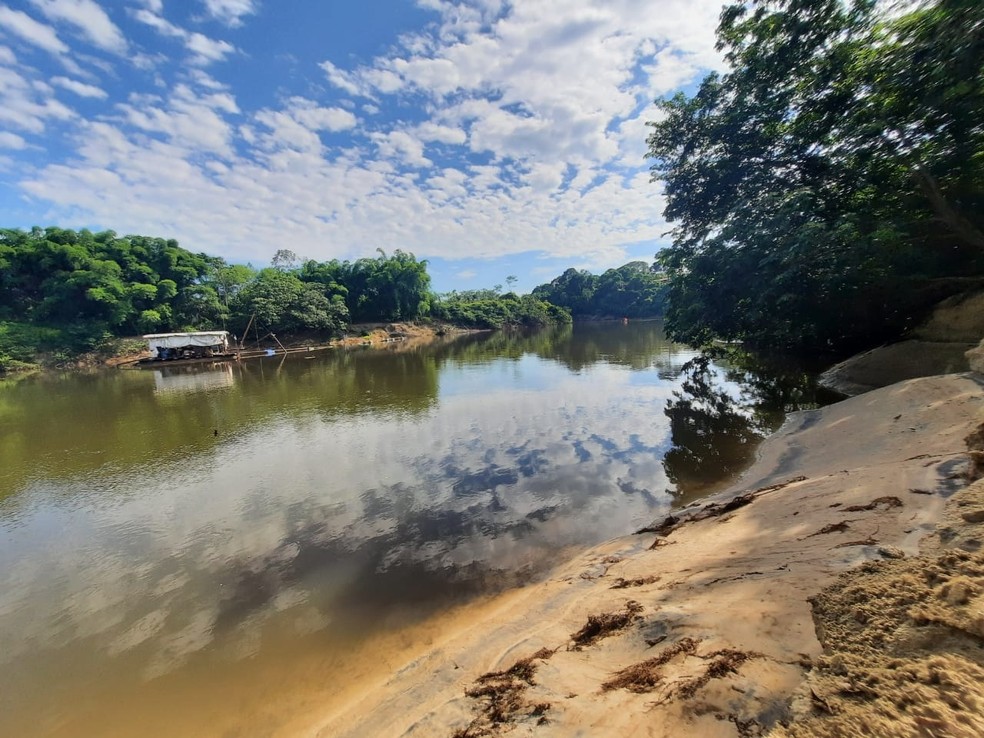 Rio Jamari, em Ariquemes (RO) — Foto: Lussandro Regino/Rede Amazônica