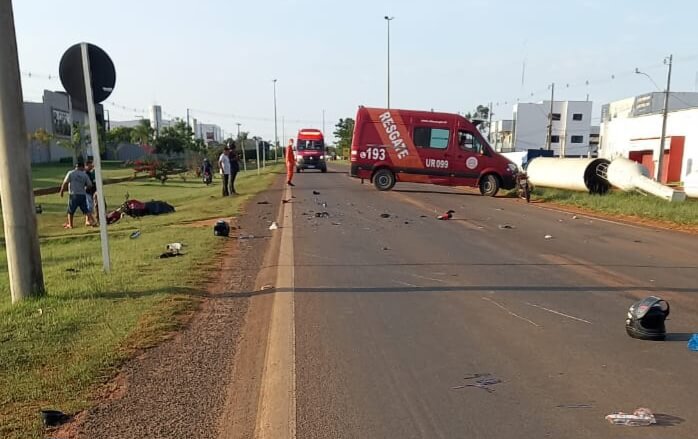 Urgente: grave colisão entre motocicletas é registrada na BR-174 em Vilhena - Rota Policial News