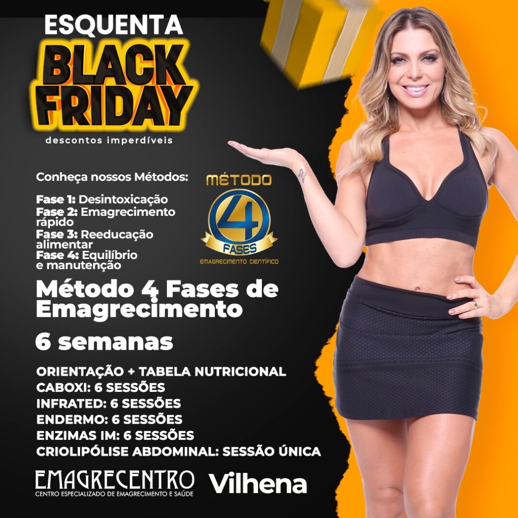 Com promoções imperdíveis, Emagrecentro tem a mais completa Black Friday de Vilhena