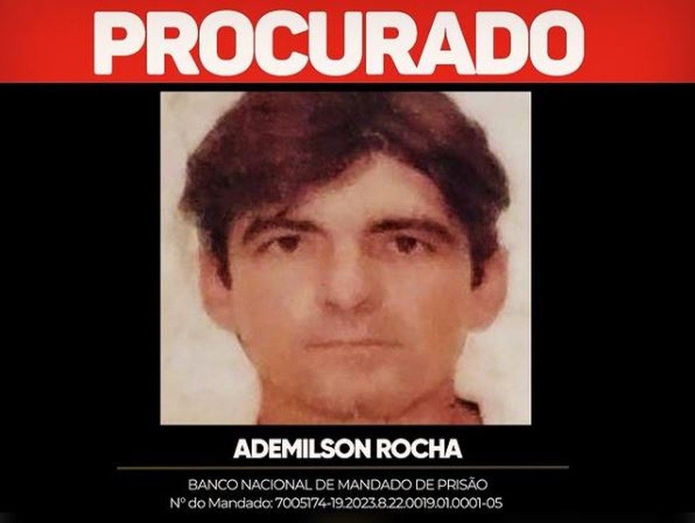 Foto do suspeito foi divulgada pela Polícia Civil para que a população ajude a identificar onde ele está. — Foto: Polícia Civil/Divulgação