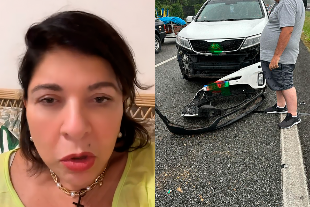 Roberta Miranda sofre acidente de carro com a sobrinha | O TEMPO