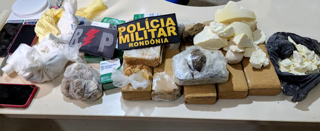 Em Ji-Paraná, traficante é preso com quase 10 kg de cocaína