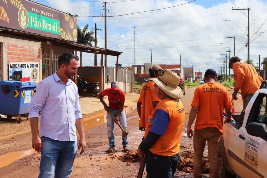 Laercio Torrres, secretário de Obras em Vilhena, destaca construção de pista de caminhada e ciclovia