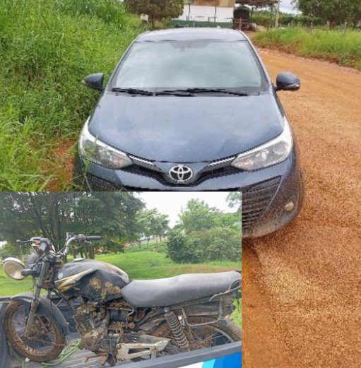 Polícia Militar recupera veículos furtados em Ariquemes