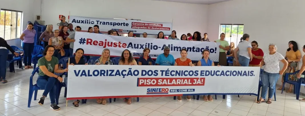 Servidores da Educação mobilizados para greve no Cone Sul