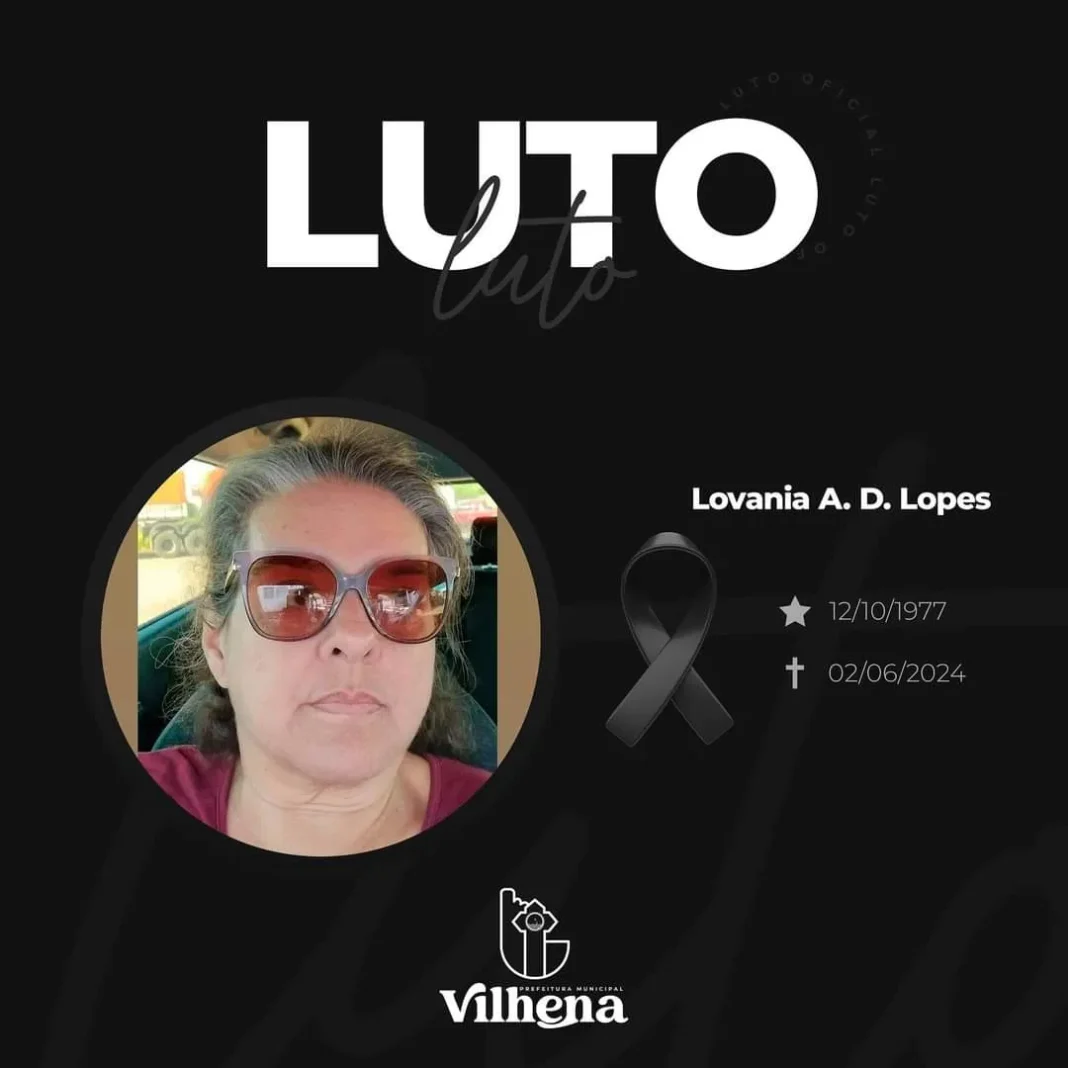 Morre professora Lovania Aparecida em Vilhena