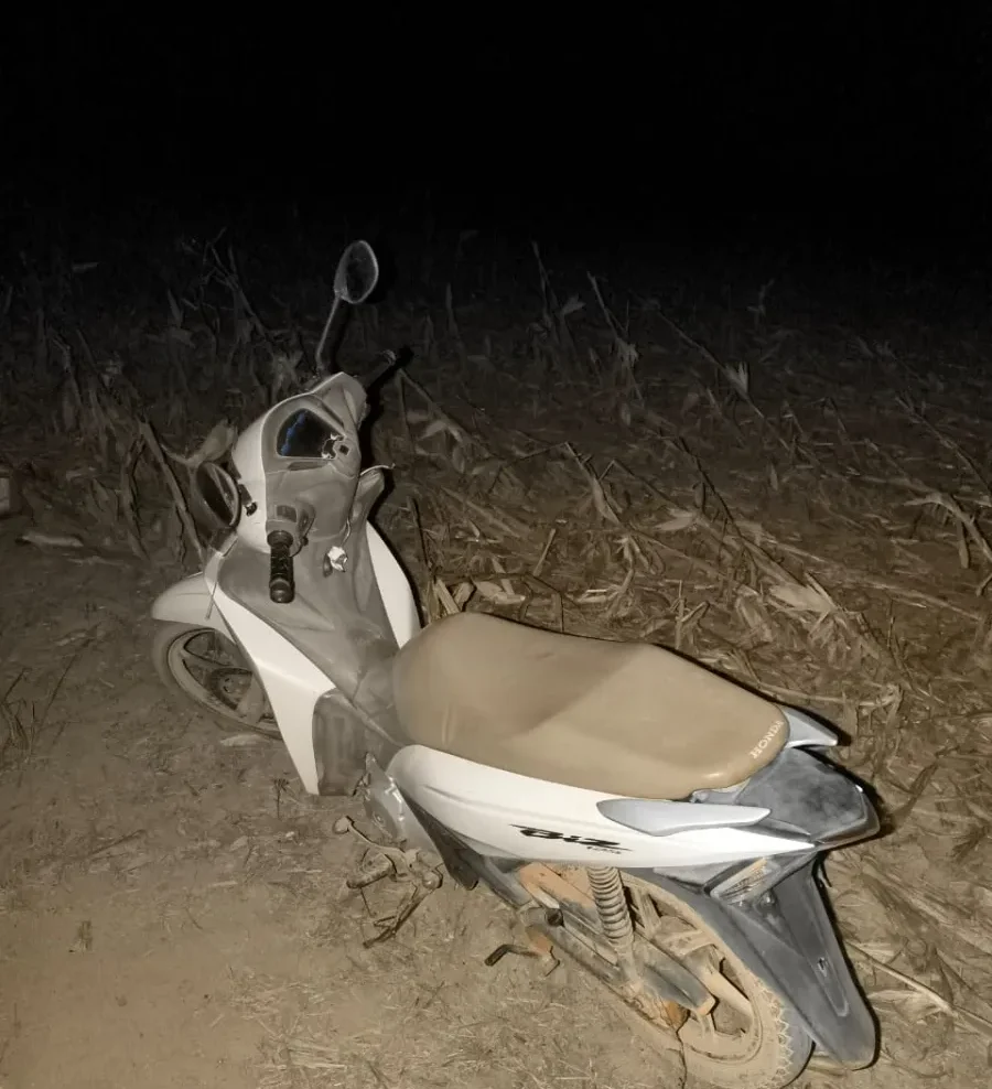 PM recupera motoneta furtada em Cerejeiras; criminoso pediu resgate