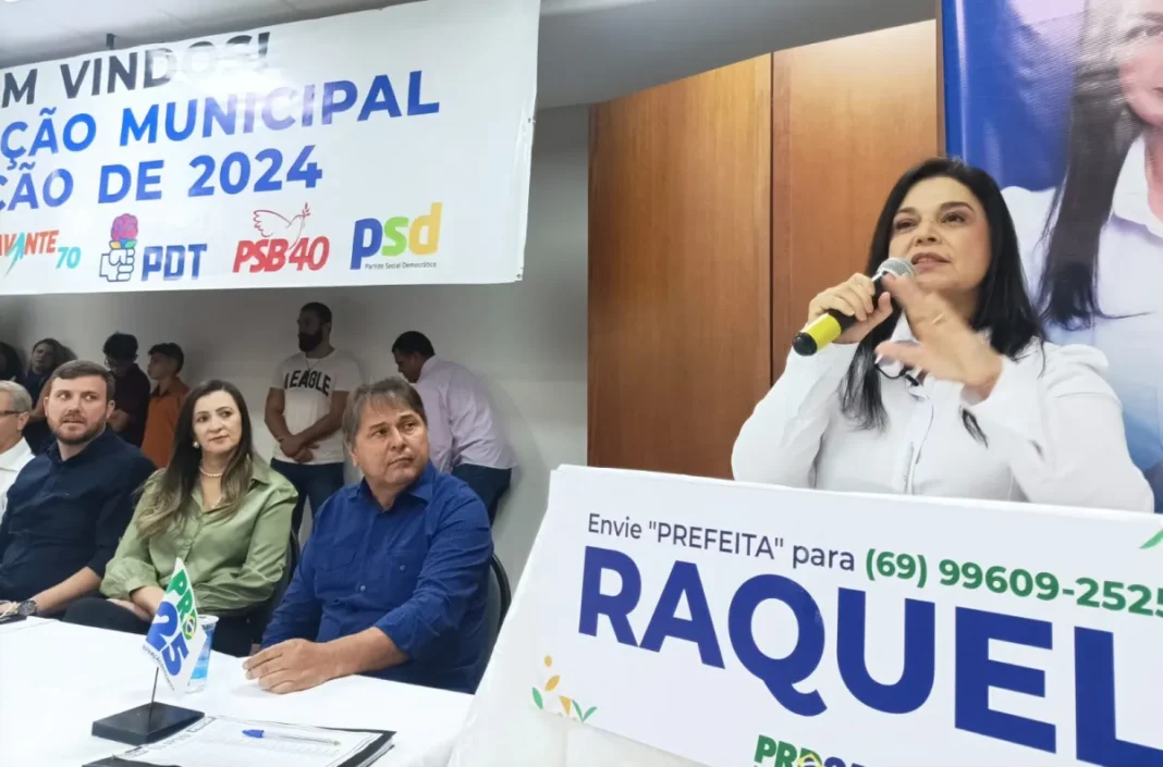 Com forte apoio político, professora Raquel Donadon é candidata à prefeitura de Vilhena