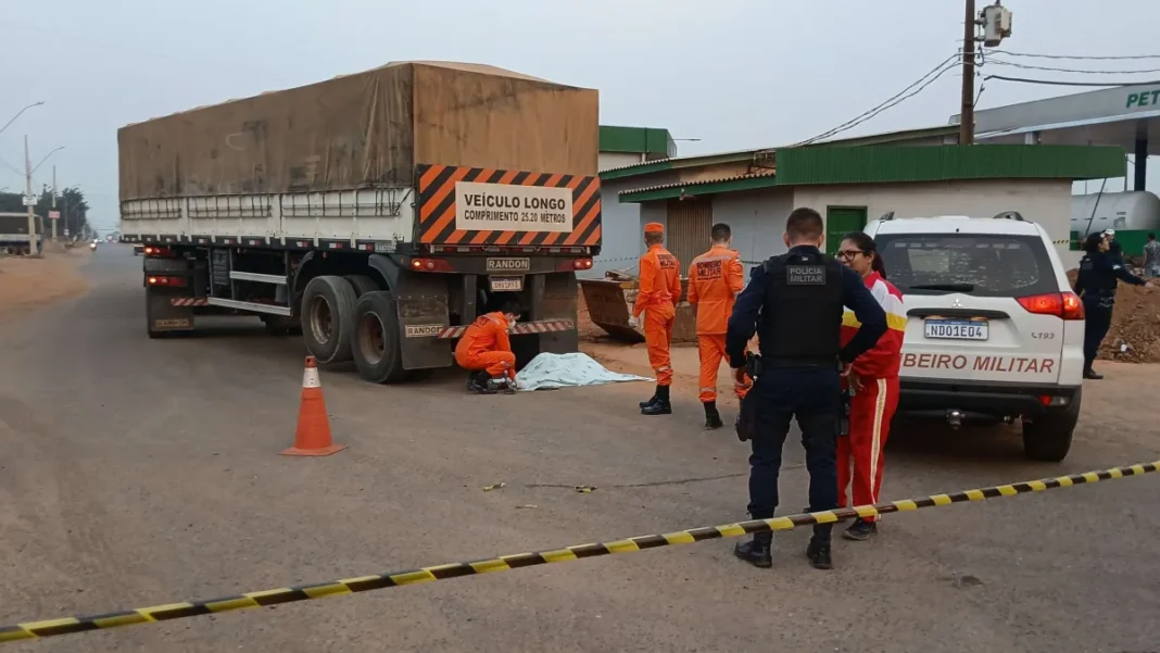 Carreta esmaga estudante de 15 anos em Vilhena