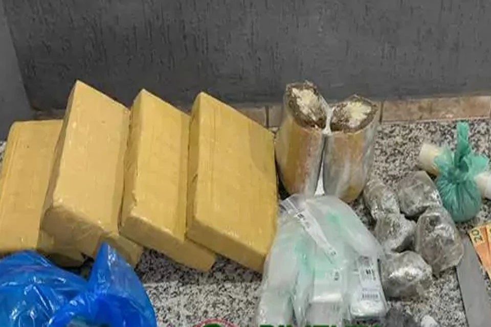 PM prende motoboy e apreende drogas em cidade de RO