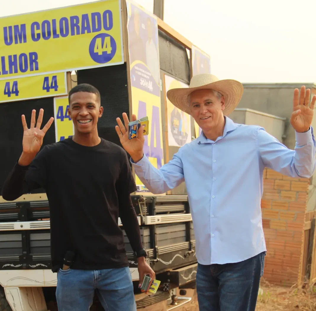 João da Fórmula 1 e Wender Pitica intensificam campanha em Colorado do Oeste