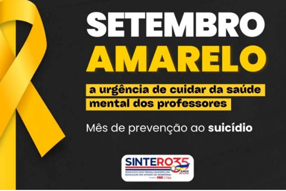 Sintero foca na saúde mental dos professores no Setembro Amarelo