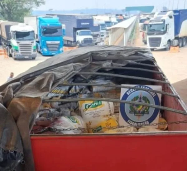 Mais de 100 toneladas de mercadorias com notas fraudulentas são apreendidas em Vilhena