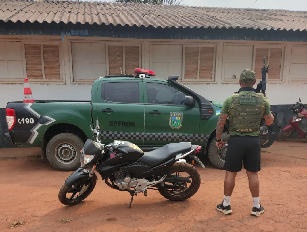 Polícia rondoniense recupera motocicleta que estava em Riberalta