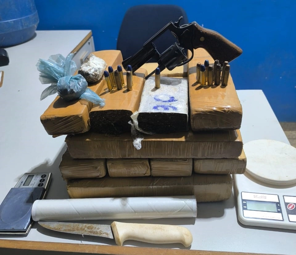 Armado, traficante é preso em flagrante em Vilhena