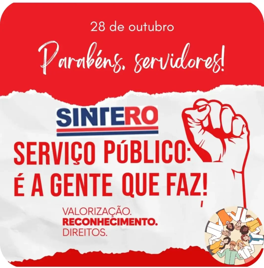 Sintero celebra Dia do Servidor Público com homenagem e compromisso pela valorização dos trabalhadores em educação