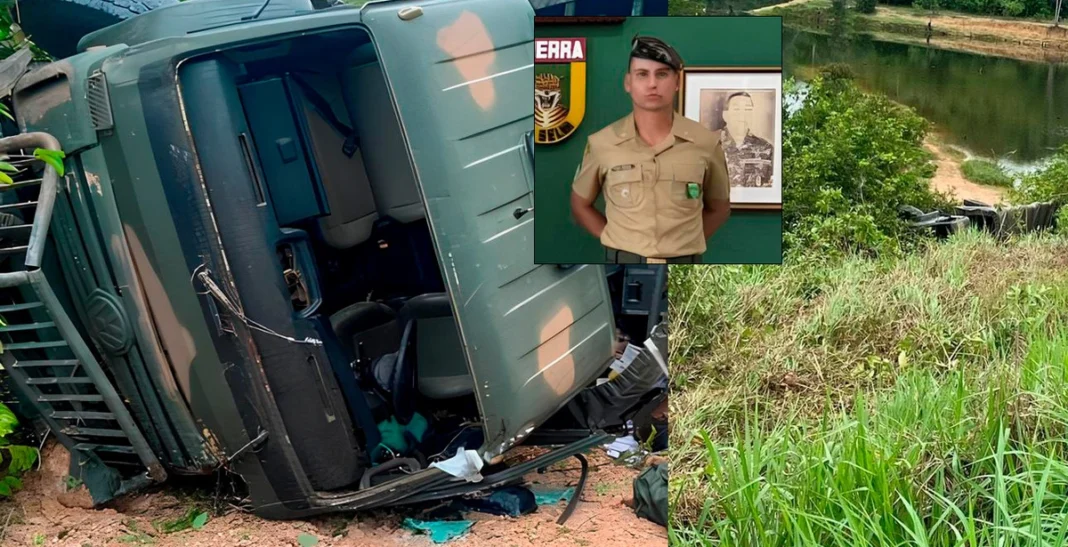 Sargento do Exército morreu esmagado após pneu de caminhão estourar, diz PRF
