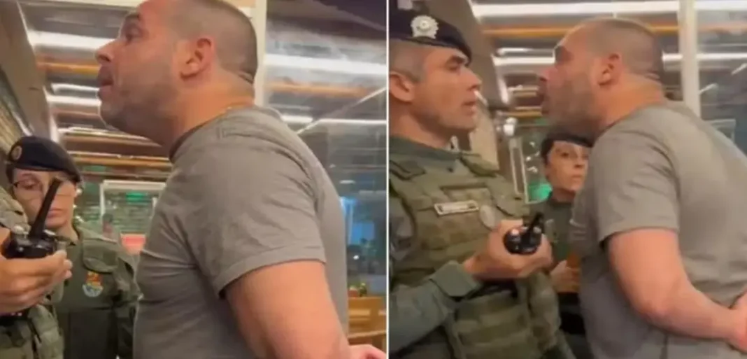 Delegado embriagado é detido por desacato após chamar PM de “vagabundo”