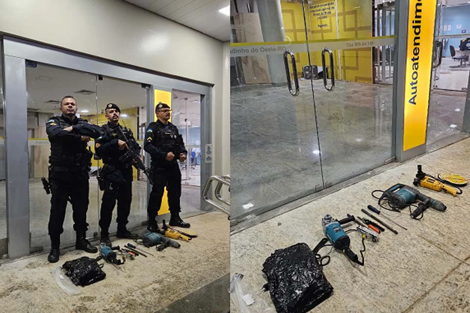 PM frustra tentativa de furto ao Banco do Brasil em Rondônia