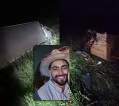 Filho de PM morre em grave acidente na saída de Vilhena