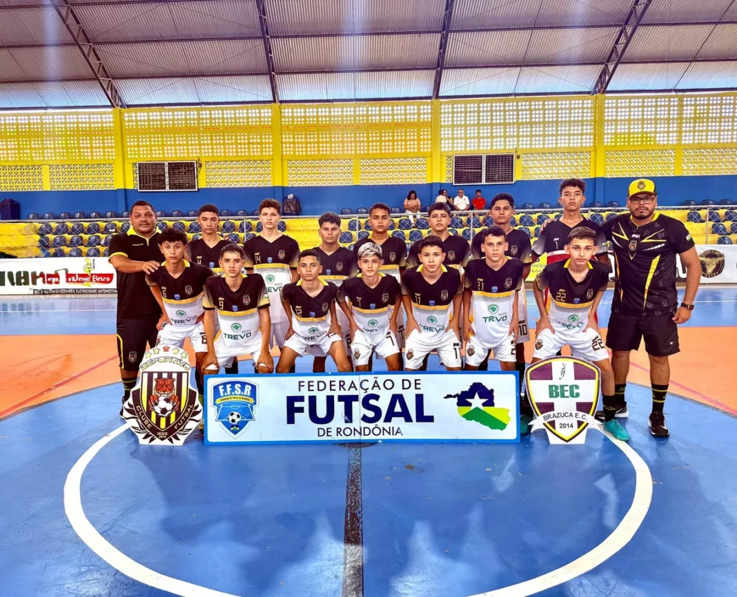 Equipe de Vilhena conquista título estadual de futsal Sub-15