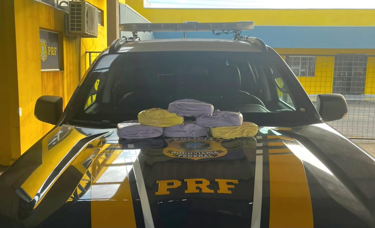 PRF em Rondônia apreende 7kg de pasta-base de cocaína