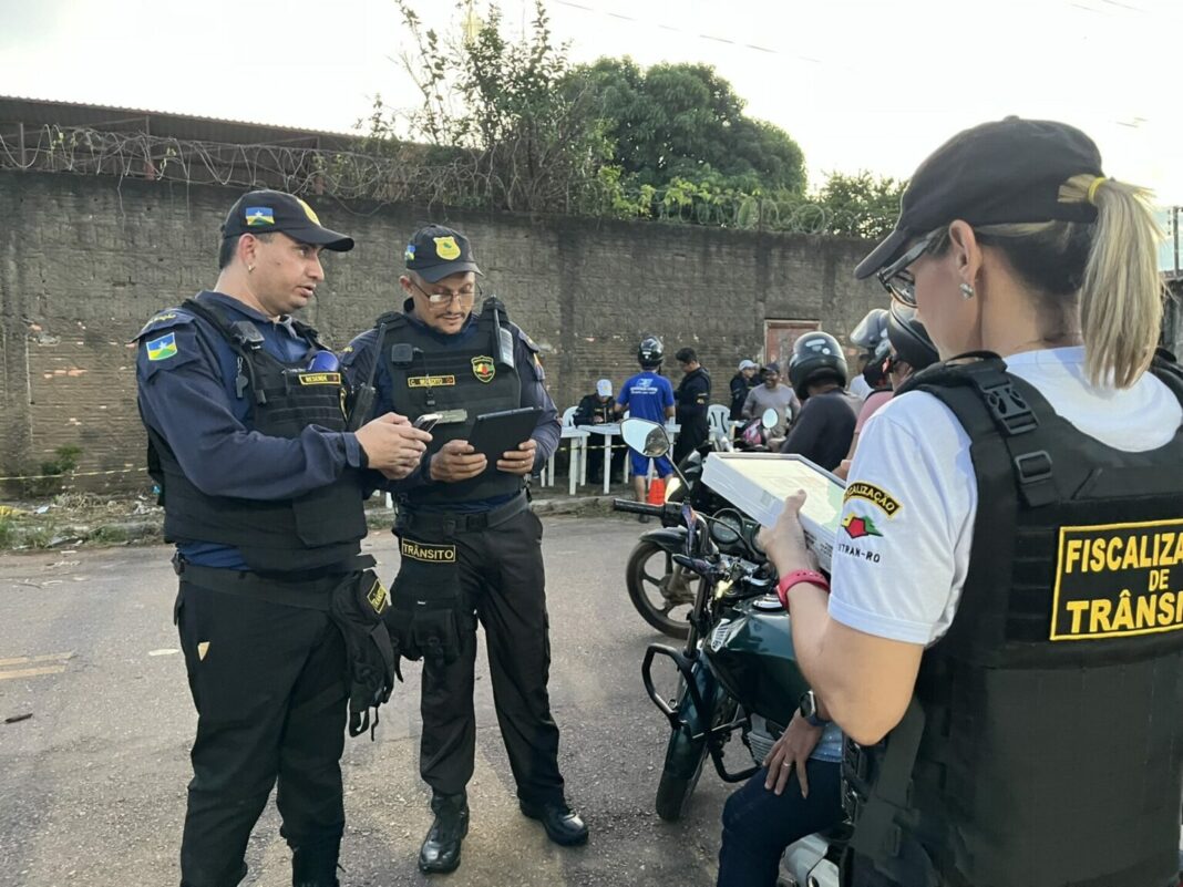 Operação do Detran-RO flagra número recorde de condutores inabilitados